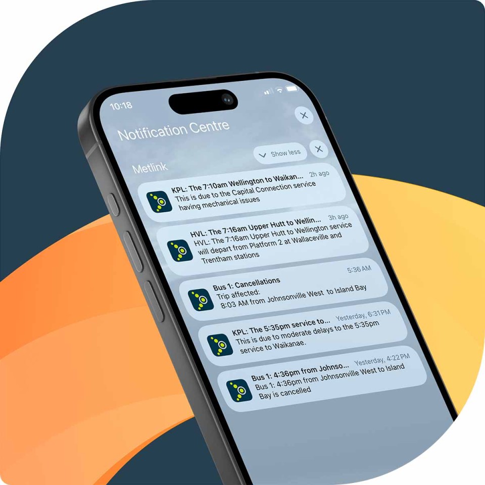 public transport service alerts on mobile