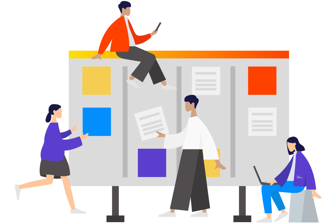 agile team illustration