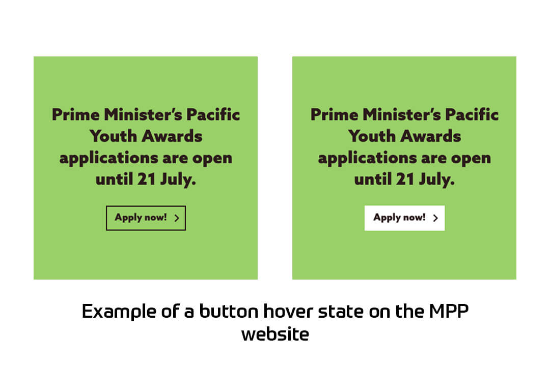 Button hover state contrast image
