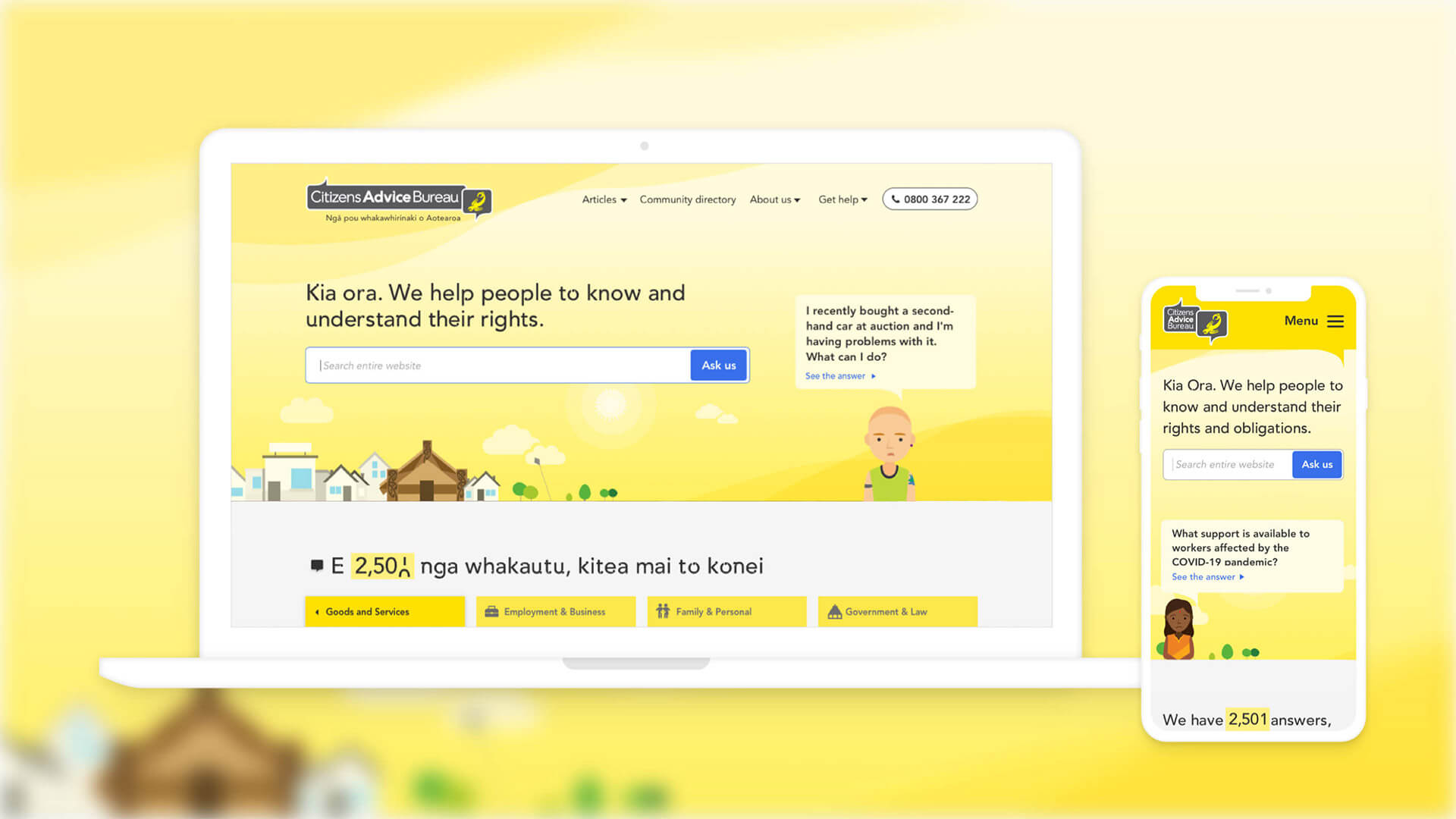 Citizens Advice Bureau | Intranet Design | Project