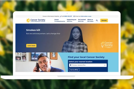 Cancer Society NZ | Website Rebuild | Project