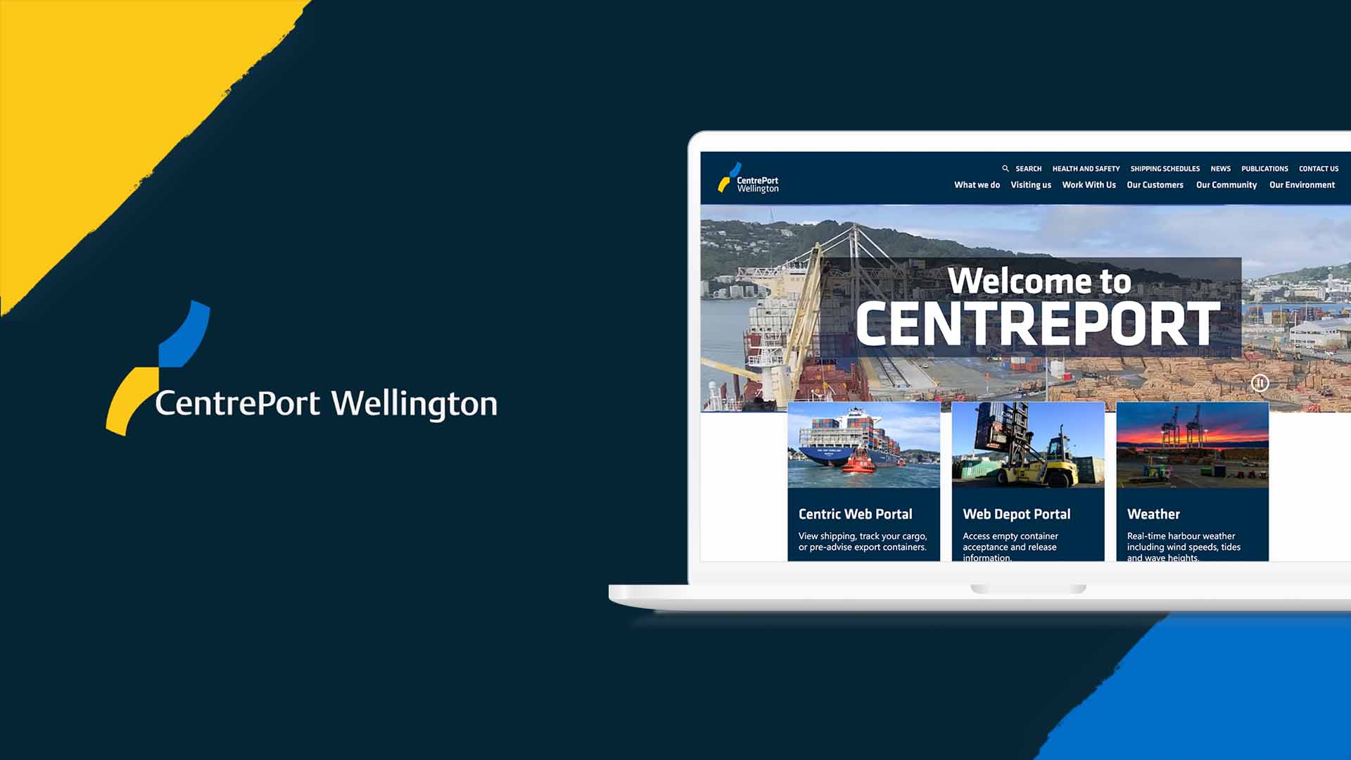 CentrePort Wellington Website