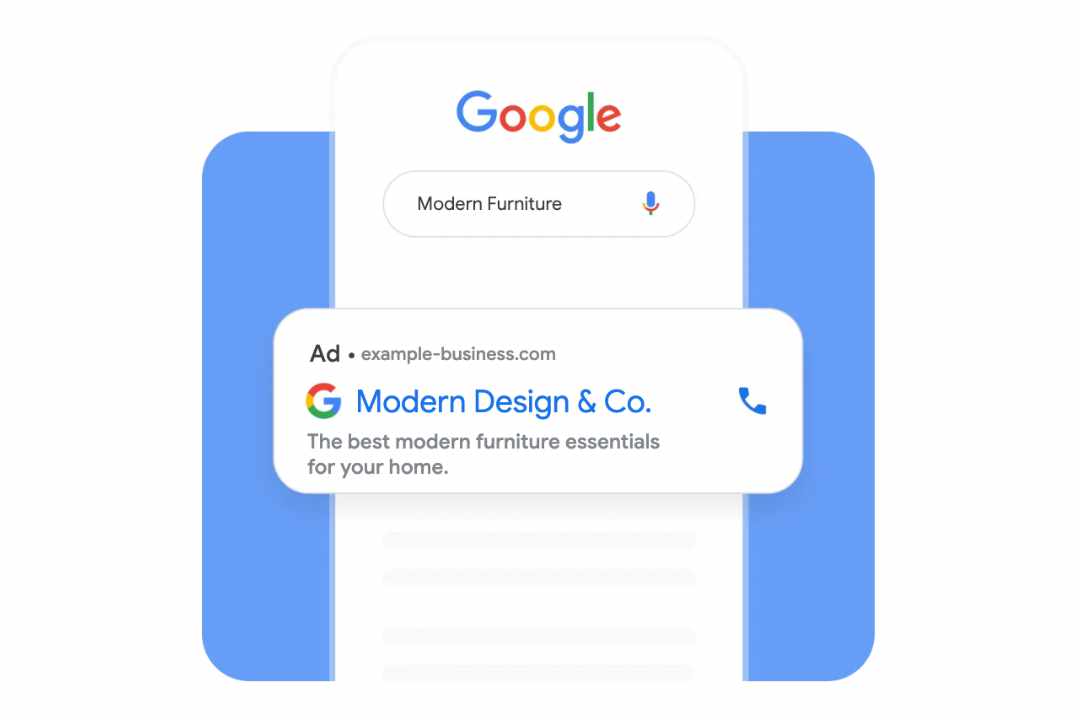 example of a google search ad