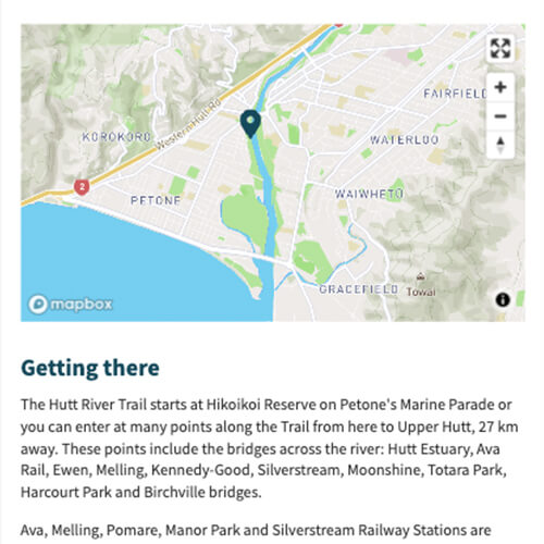 hutt river trail map