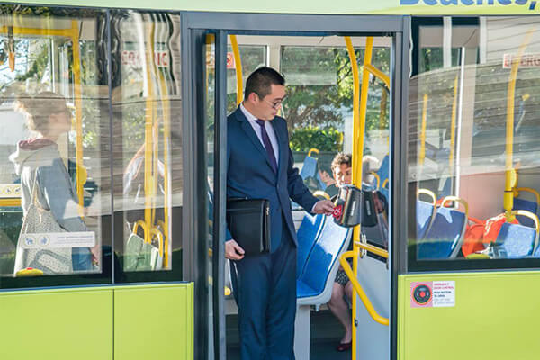 metlink bus stock image