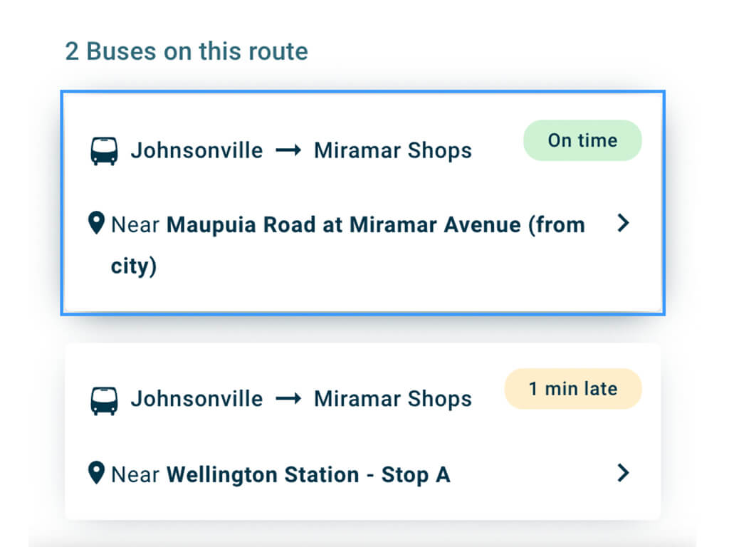 metlink website journey planner