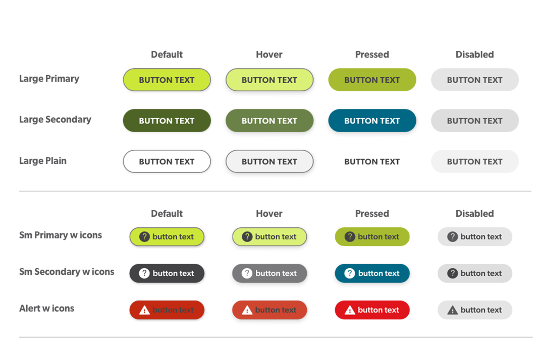 plan my walk button variations