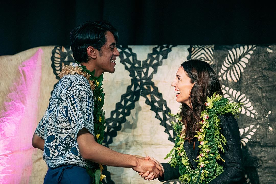 prime ministers pacific youth awards handshake