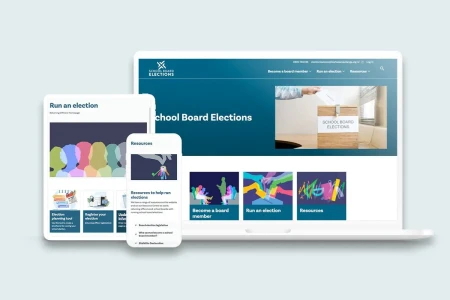 school board elections website development wellington auckland nz