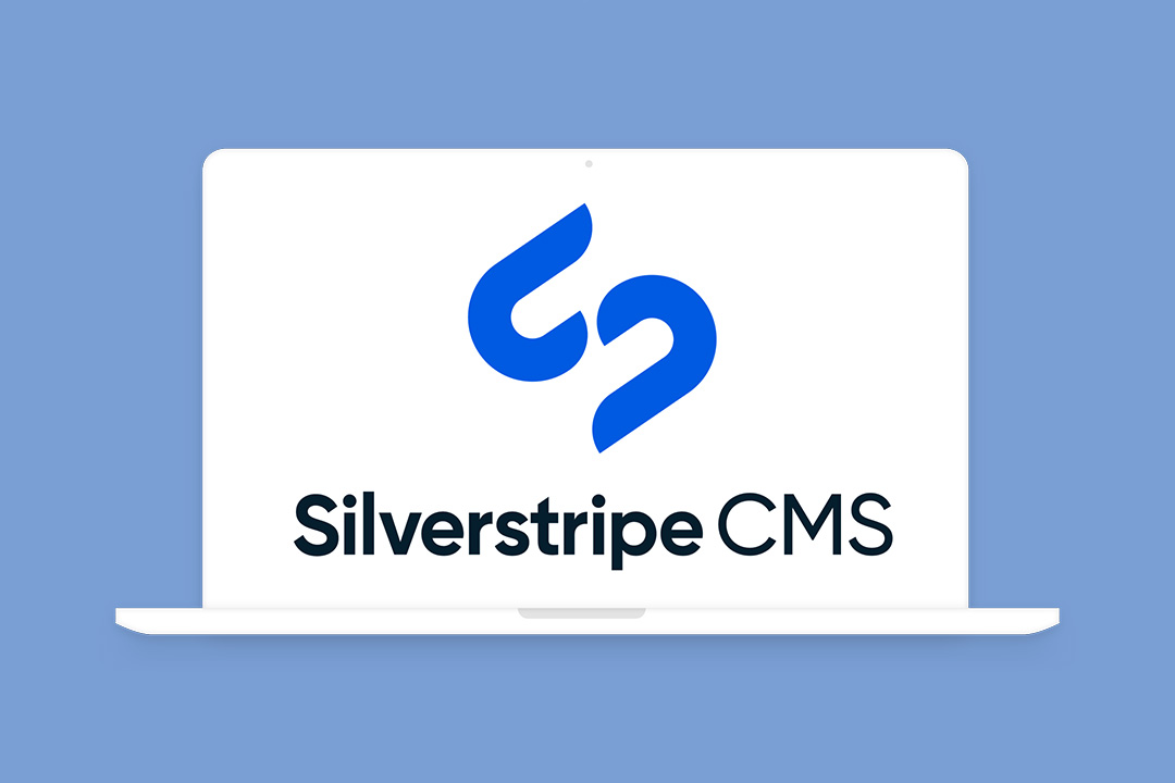 silverstripe cms logo on laptop