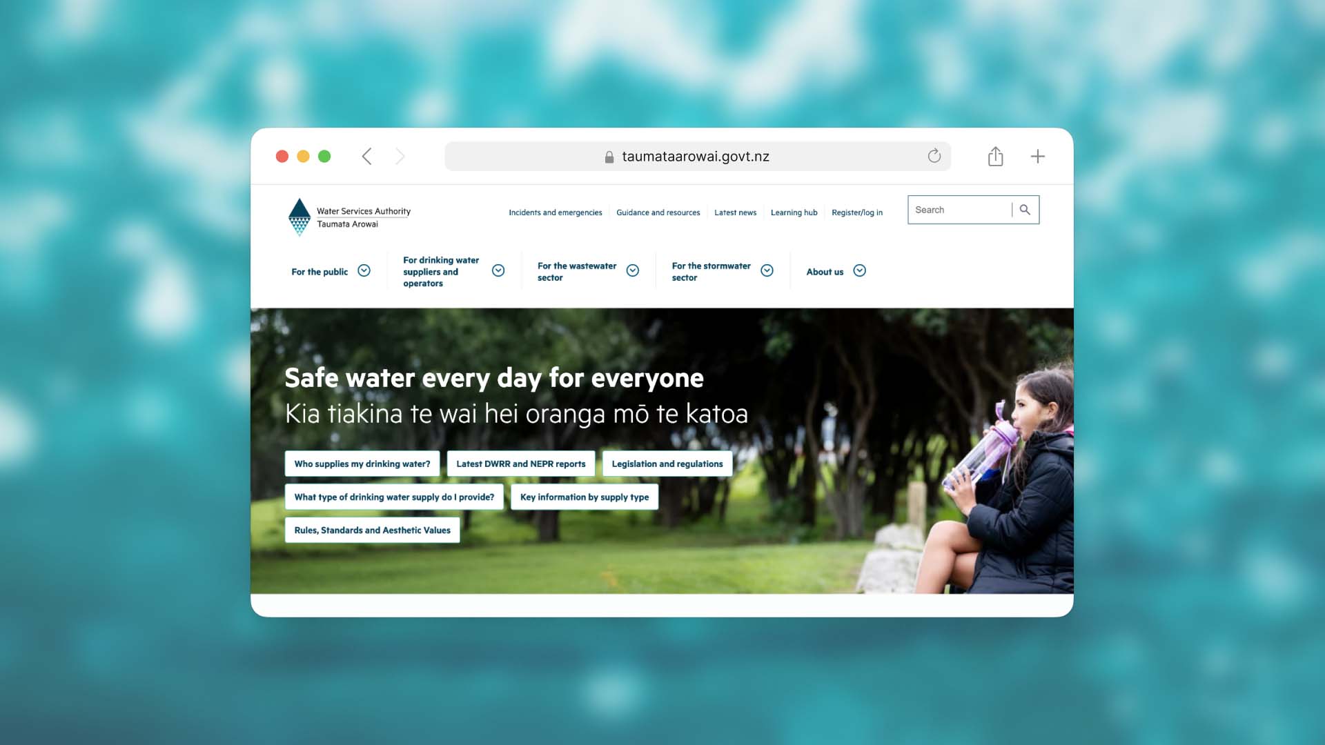 Water Services Authority - Taumata Arowai New Website