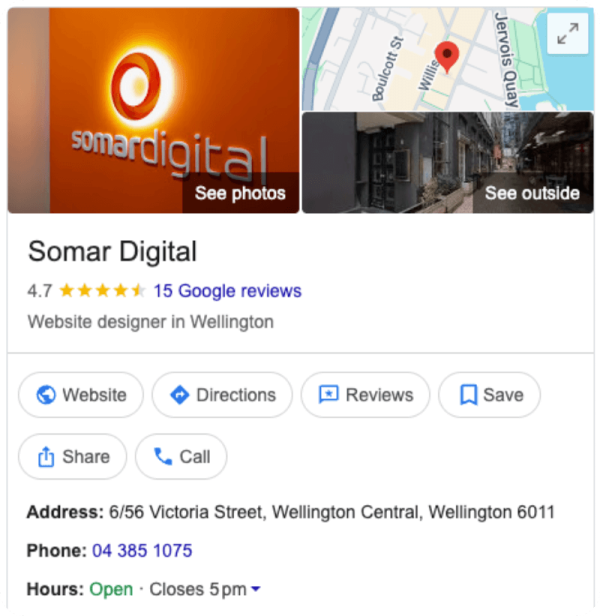 somar digital google business profile